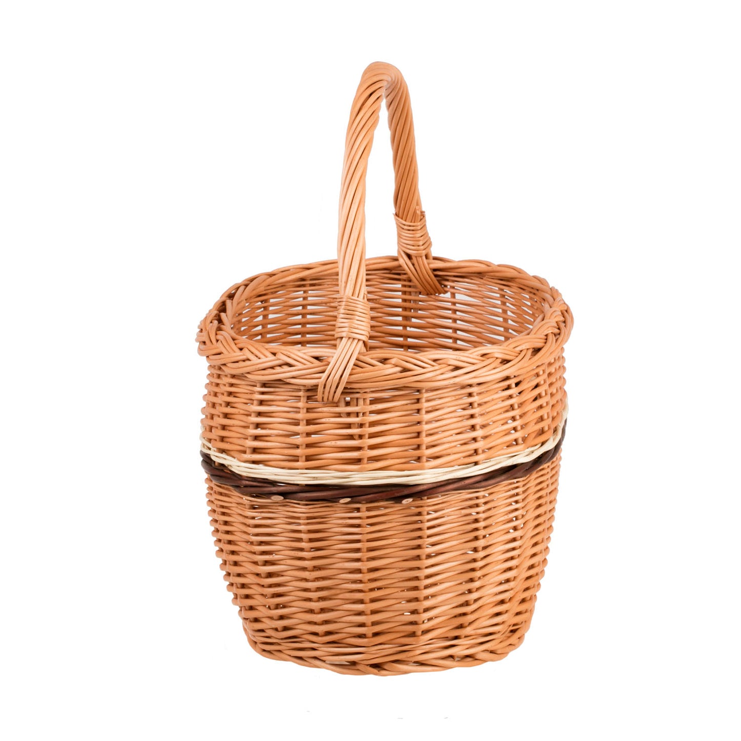 Walissa kosz na zakupy z rączką wiklinową TheWickerStories