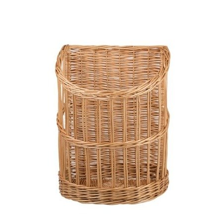 Borago wiklinowy kosz na bagietki do kuchni i sklepu, stojący ekspozytor TheWickerStories