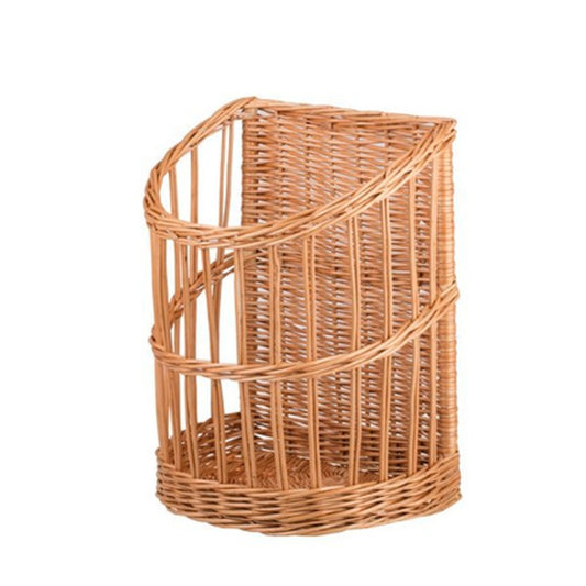 Borago wiklinowy kosz na bagietki do kuchni i sklepu, stojący ekspozytor TheWickerStories