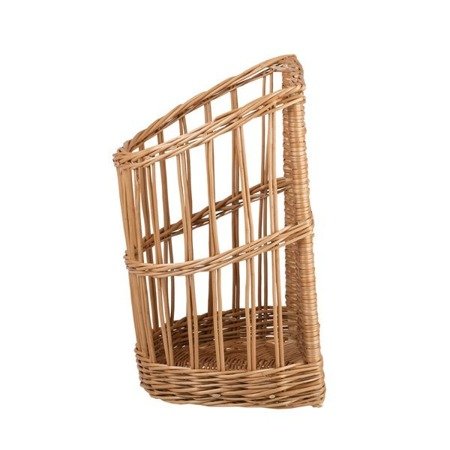 Borago wiklinowy kosz na bagietki do kuchni i sklepu, stojący ekspozytor TheWickerStories