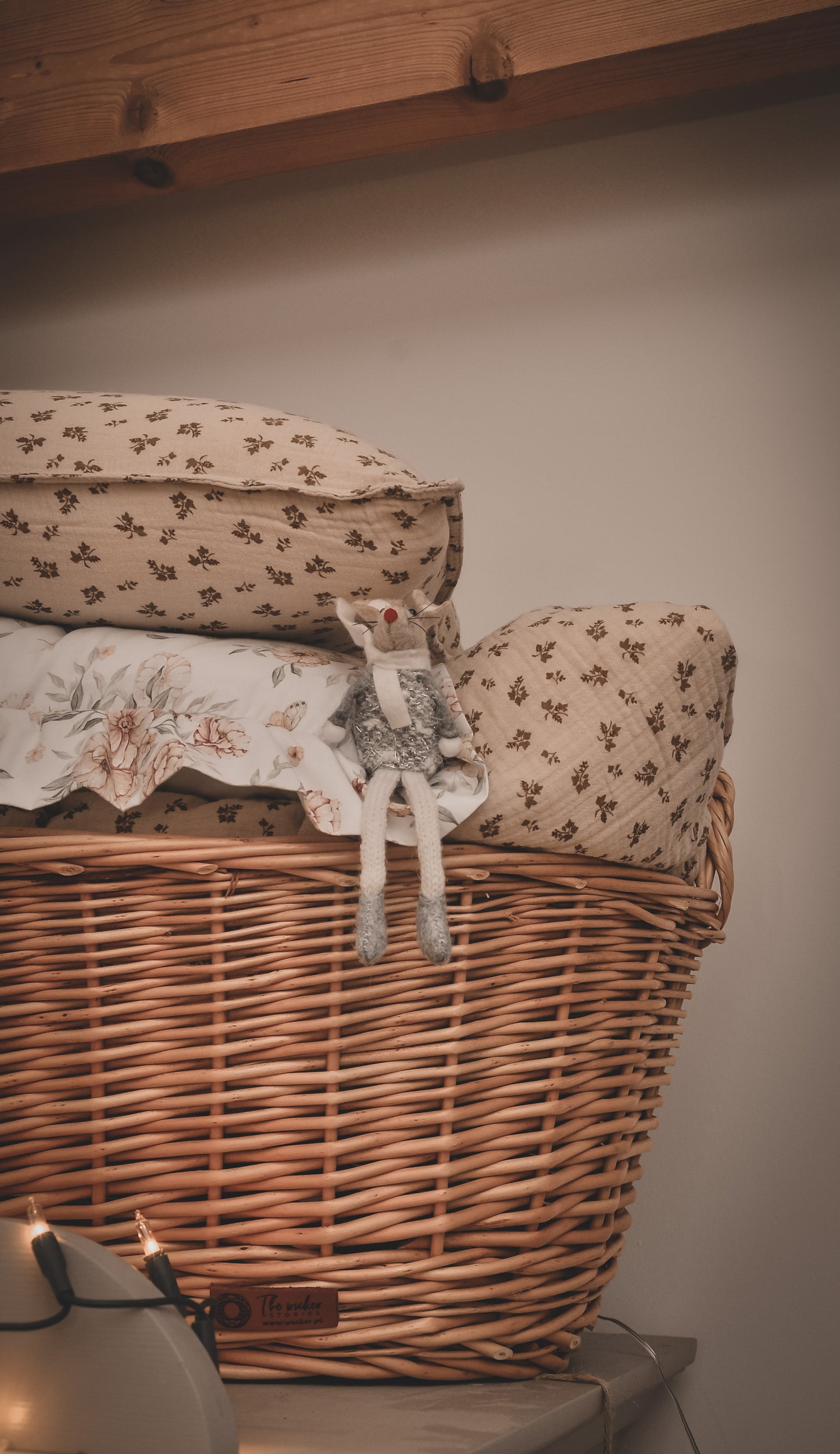 Milvus wiklinowy kosz z uchwytami TheWickerStories