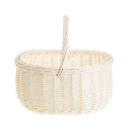 Waldissa kosz na zakupy z rączką wiklinową TheWickerStories