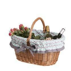 RIETEN BOODSCHAPPENMAND ECO-TAS RIETEN PADDENSTOELENMAND AFGEZET 47X34 H 25/35 CM