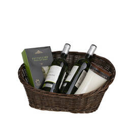 Wicker display storage tray decorative 46x37 H11/16 CM (Set of 2)
