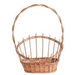 wicker basket gift basket with handle handmade decorative in 3 sizes