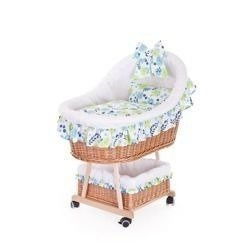 BABY BASKET FOR A CHILD WITH BEDDING BABY WICKER PRAM 90X60 H32/60 CM