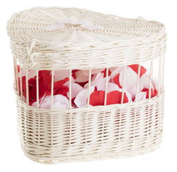 Dove Weidekäfig  Weidentransporter für Tauben herzförmig 35x30 H 35 cm