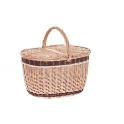 Rieten Picknickmand 42x32 H24/40 cm