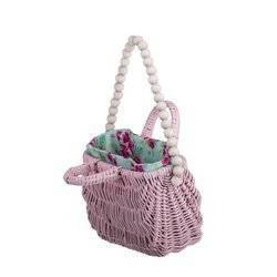 SAC À MAIN DE OSIER 22X10 H13/23 CM