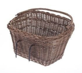 Wicker Bike Basket bike accessories handmade 46x34 H23/28 cm