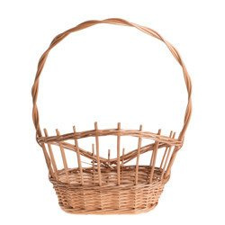 wicker basket gift basket with handle handmade decorative in 3 sizes