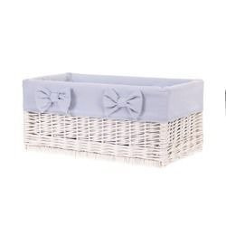 Weidenkasten in Beige 50x30 H22 cm