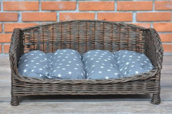 ALFIE RECHTECKIGER HUNDEKORB KATZENKORB AUS WEIDE 84x62 H16/42 CM