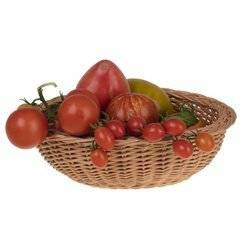 CORBEILLE À FRUITS ET À PAIN EN OSIER Ø25 H8 CM