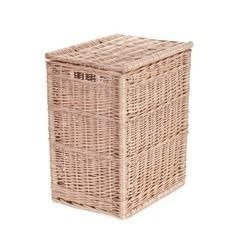 Laundry basket storage wicker eco bathroom basket decorative handmade 44x34 H52 cm