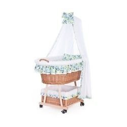 BABY BASKET FOR A CHILD WITH A CANOPY BABY WICKER PRAM 90X53 H30 CM