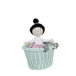 akcesoria rowerowe Kosz na rower dziecięcy w kolorze miętowym 27x22 H17 cm