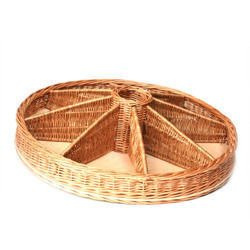 ROUND DISPLAY BASKET FOR FRUIT AND VEGETABLES decorative Ø80 H10/20 cm