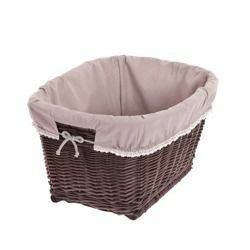 GROTE RIETEN SPEELGOEDMAND RUIME RIETEN HOUTEN MAND MET ZOOM 52X43 H 30 CM