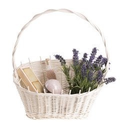 Geschenkkorb aus Weide in Beige 30x18 H10/20/37