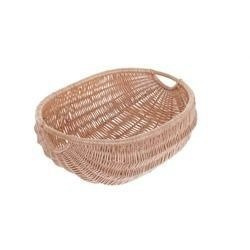 Wicker Oval Bowl decorative 50x41 H20 cm
