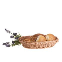 Brotkorb aus Weide oval 30x20 H7 cm